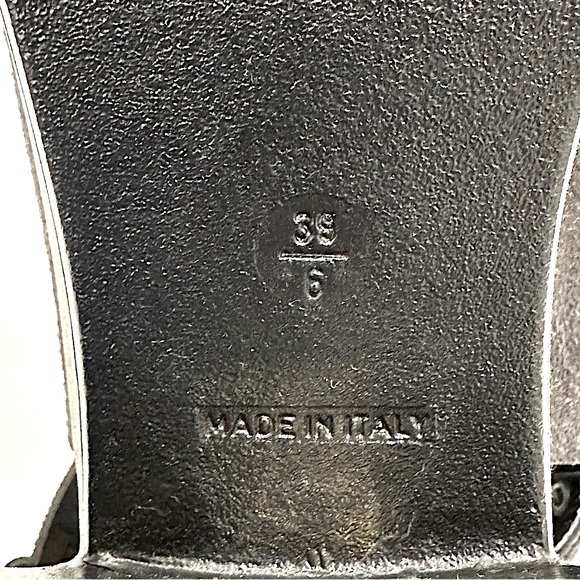 TOPSHOP Brand New Women’s Black Suede Heeled Buckle Peaking Toe Bootie Sandals - Picture 10 of 11